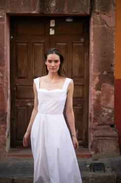 Maribel Dress White
