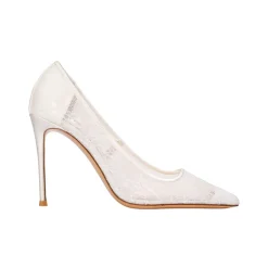 Marina 100 in White Sequin Lace