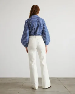 Marina Stripe Top in Maritime Blue & White