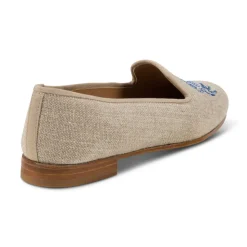 Marine Natural Linen Slipper