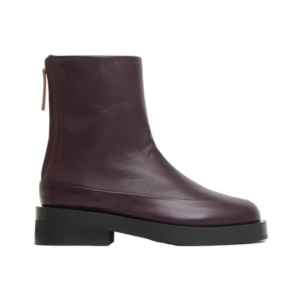 Marion Boot in Plum
