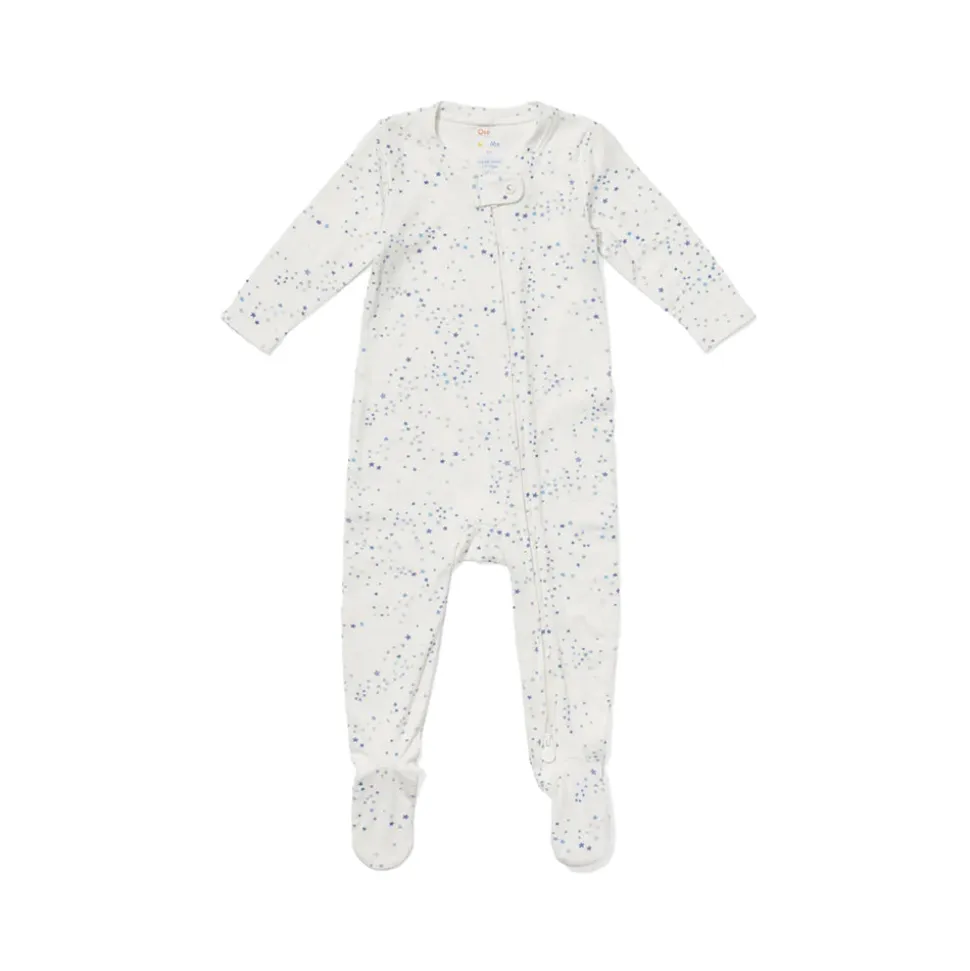 Marley Zip Footie in Blue Star