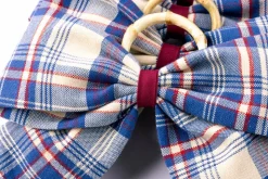 Marseille Indigo Plaid Napkin Rings in Blue, Set of 4