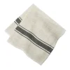 Marseille Napkins in Black & Natural, Set of 4