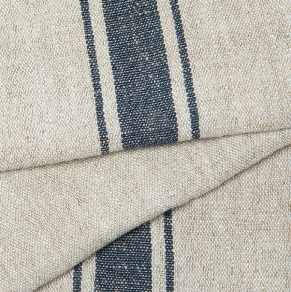Marseille Napkins in Olive Green & Natural, Set of 4
