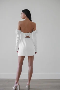 Marta Dress in Ivory