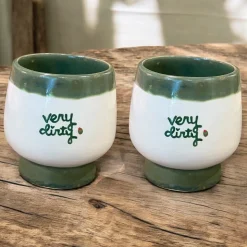 Martini “Very Dirty” Cups, Set of 2