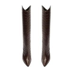 Maryana Block Boot in Dark Chocolate