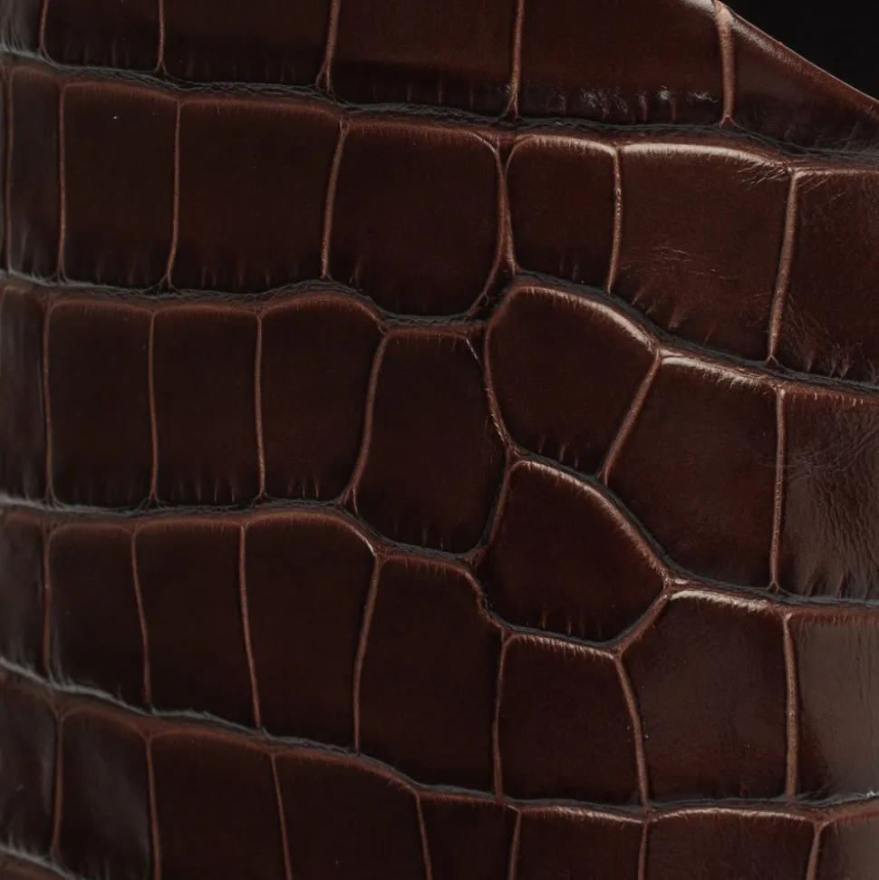 Maryana Block Boot in Dark Chocolate
