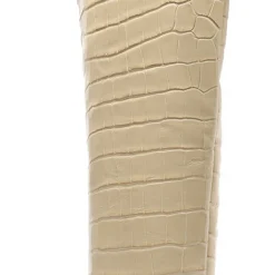Maryana Lo Crocodile-Embossed Leather Boot