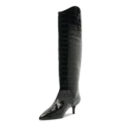 Maryana Lo Wide Boot in Black