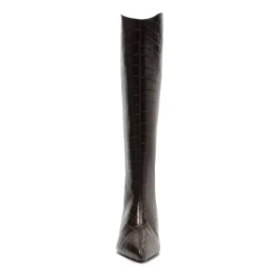 Maryana Lo Wide Boot in Dark Chocolate
