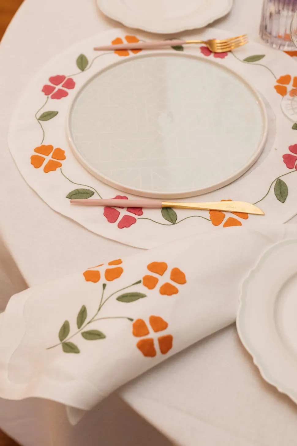 Matisse Floral Dinner Napkins, Set of 2