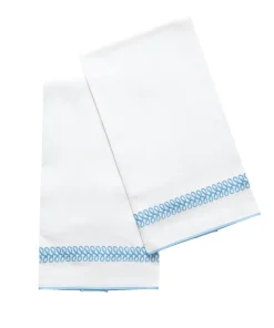 Matouk Schumacher Astor Braid Guest Towels, Set of 2