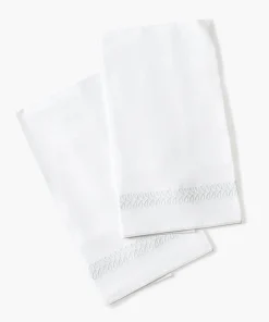 Matouk Schumacher Astor Braid Guest Towels, Set of 2