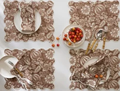 Matouk Schumacher Granada Oblong Placemat, Set of 4