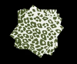 Matouk Schumacher Iconic Leopard Napkin, Set of 4
