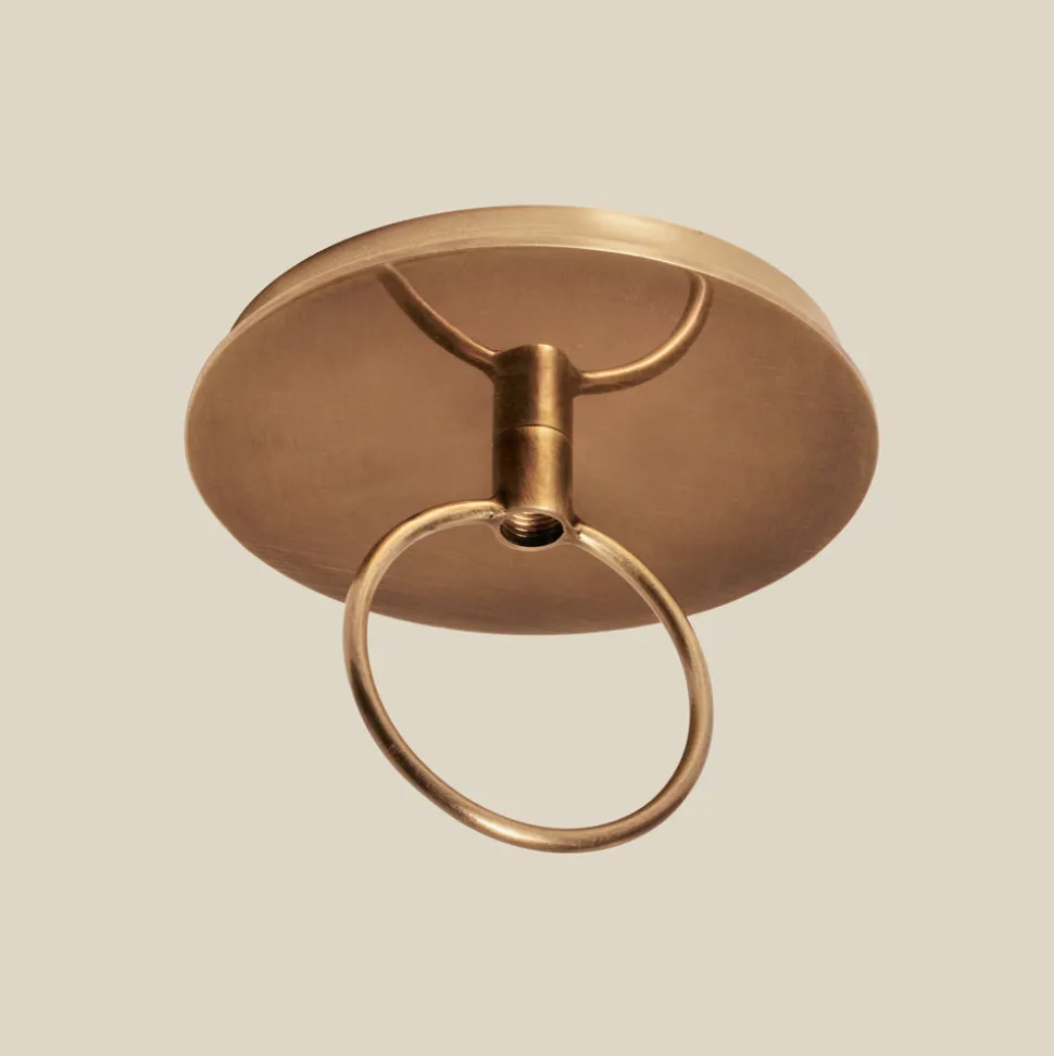 Maude Rattan Scallop Chandelier
