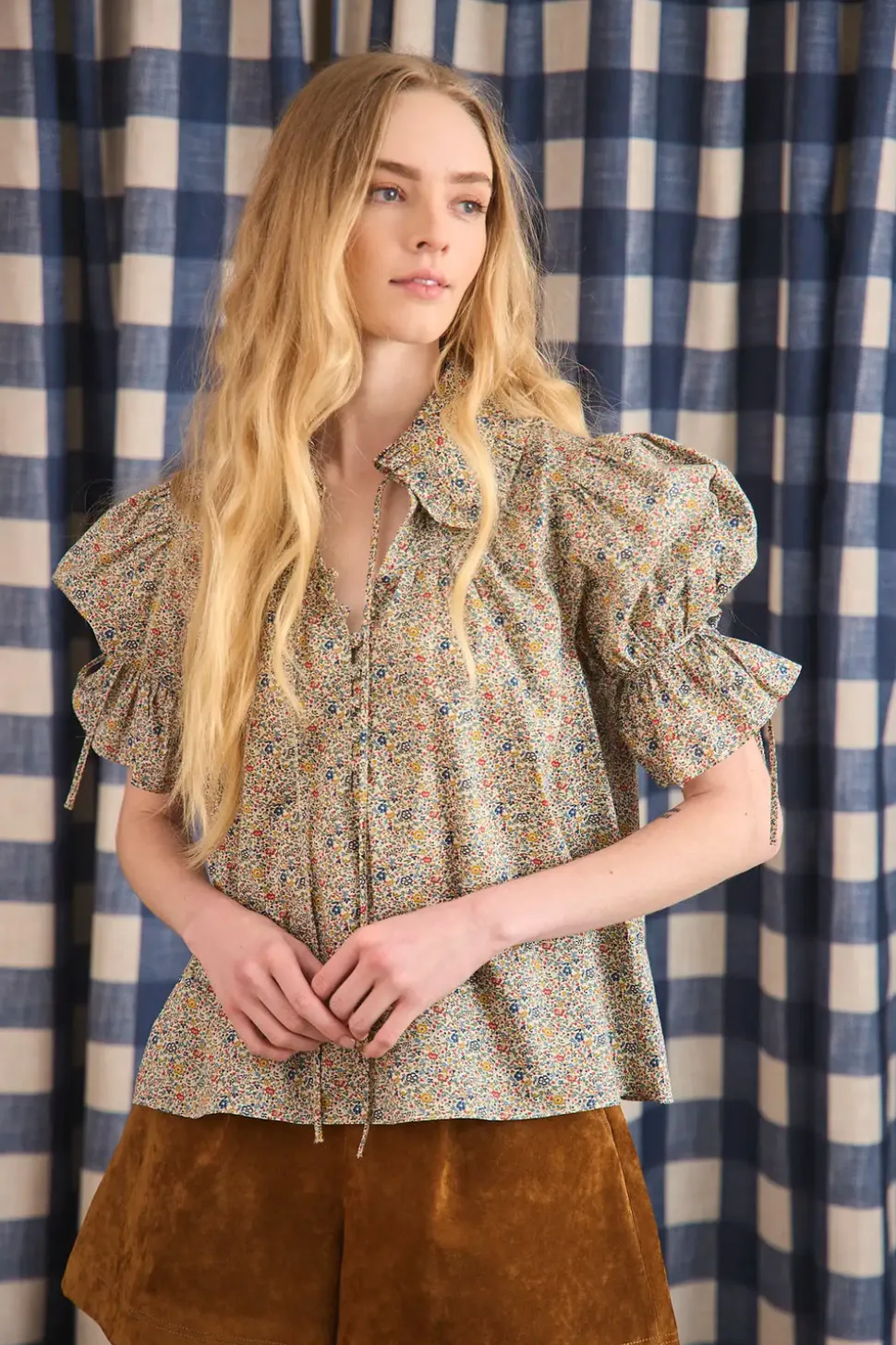 Mayfair Blouse - Made with Liberty Fabric in Katie and Millie
