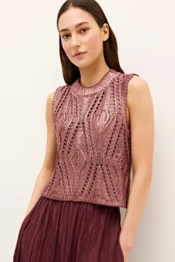 Mcguire Top in Rhodonite