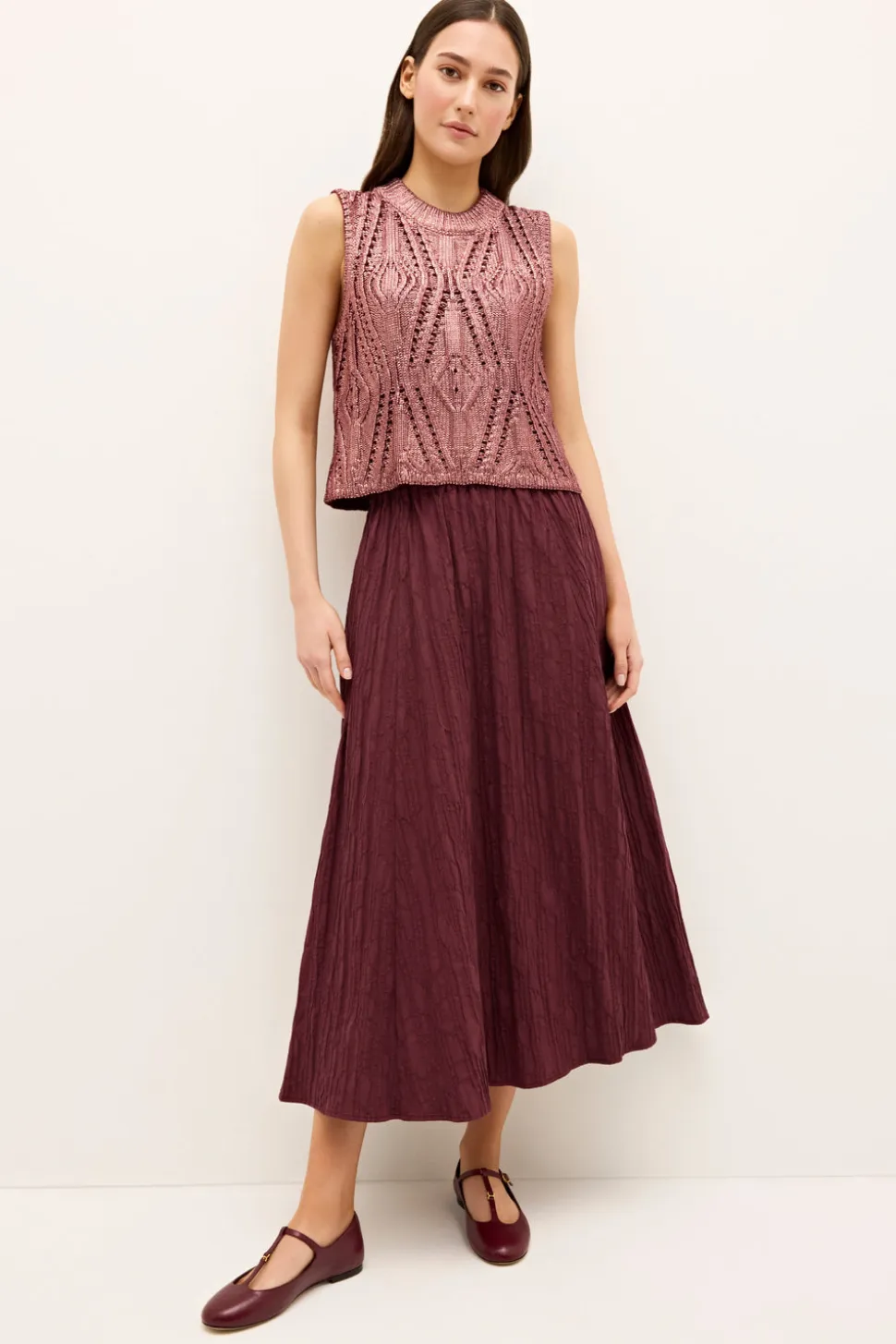 Mcguire Top in Rhodonite