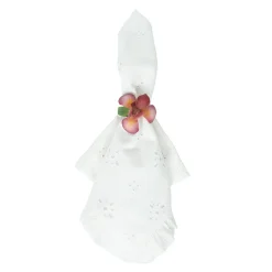 Meadow Walk Floral Napkin Ring Assorted, Set of 4 in Multi