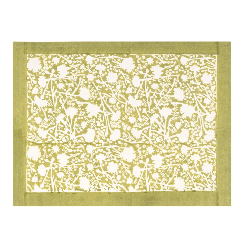 Meadows Placemats Vert, Set of 6