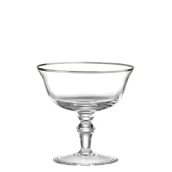 Medici Champagne Goblets Platinum Thread, Set of 2