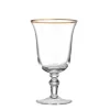 Medici Water Goblets Gold Thread, Set of 2