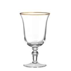 Medici Water Goblets Gold Thread, Set of 2