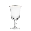 Medici Wine Goblets Platinum Thread, Set of 2
