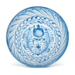 Medium Bowl With Hand Painted Designs
