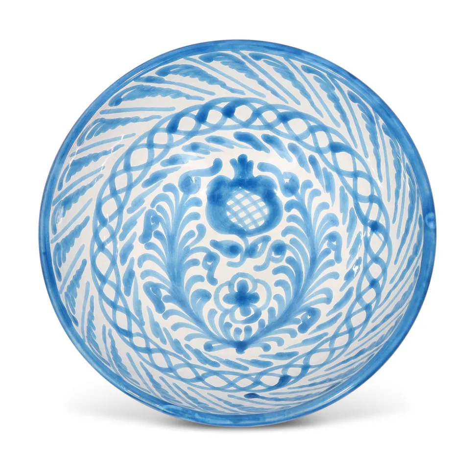 Medium Bowl With Hand Painted Designs