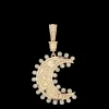 Medium Southwestern Moon Charm