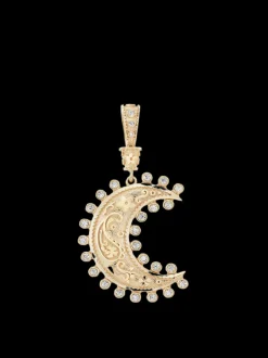 Medium Southwestern Moon Charm