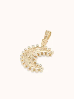 Medium Southwestern Moon Charm