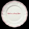 Meet Me at Harry's Bar Scalloped Plate, Set of 6