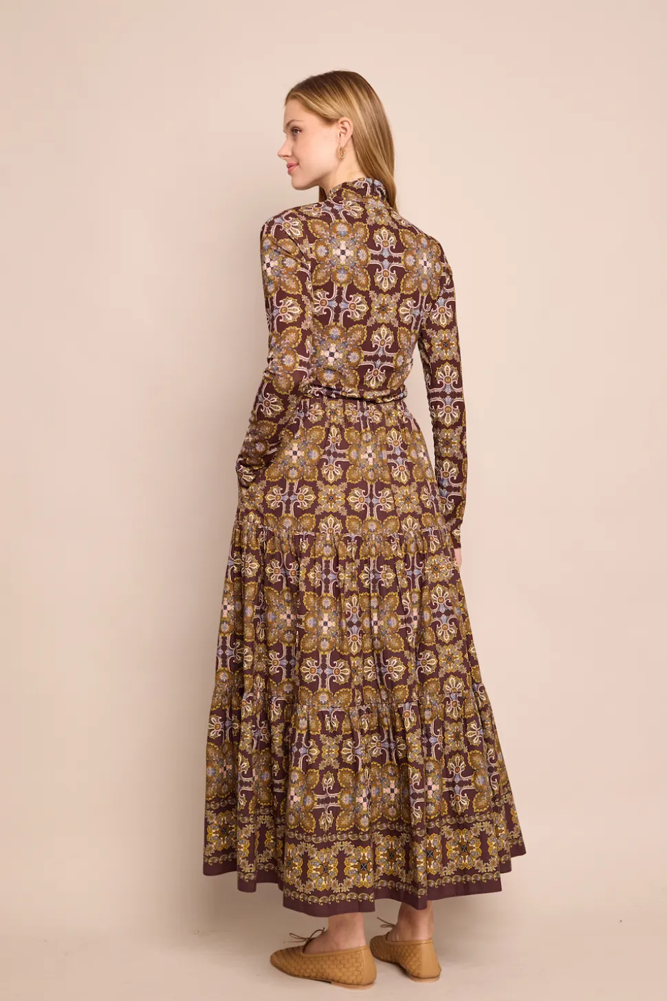 Melanie Skirt in Vintage Tile Brown