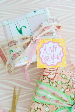 Melon & Rose Ditsy Floral Gift Tags