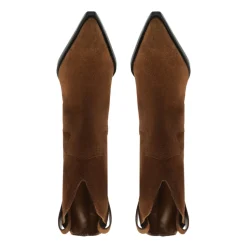 Memphis Suede Bootie in Pecan Brown