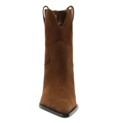 Memphis Suede Bootie in Pecan Brown