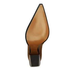 Memphis Suede Bootie in Pecan Brown
