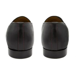Men’s Black Leather Milano Loafer