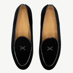 Men's Black Velvet Milano Loafer