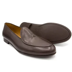 Men's Brown Leather Milano Loafer