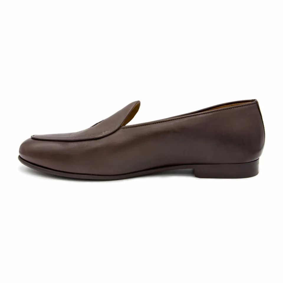 Men's Brown Leather Milano Loafer