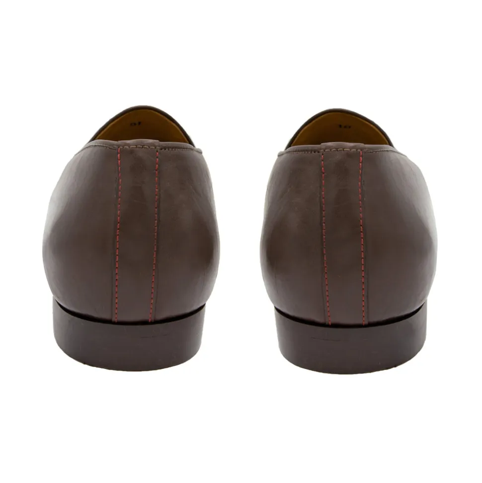 Men's Brown Leather Milano Loafer
