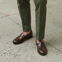 Men's Brown Leather Milano Loafer