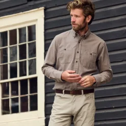 Men's Brushed Cotton Twill Shirt