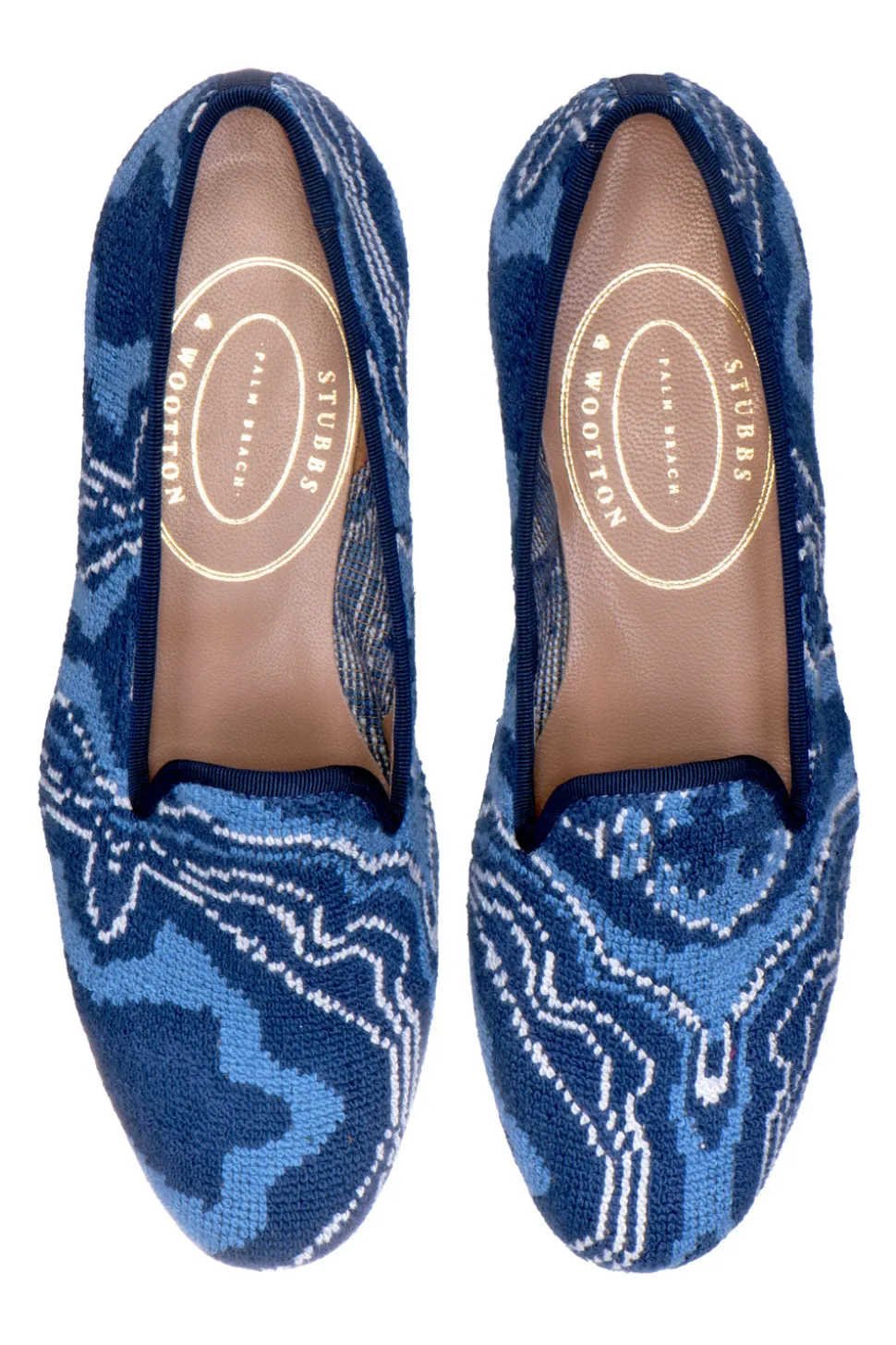 Men's Lazurite Needlepoint Slipper
